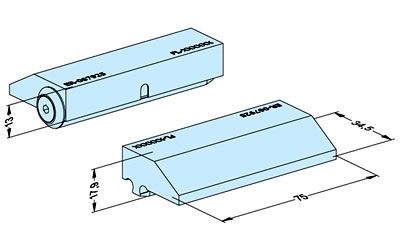 ER-067925－爪(ジョー) 13 mm (1 対) セルフセンタリングバイス用